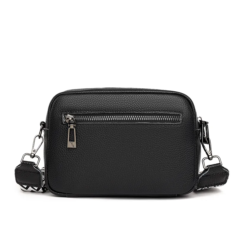 100% Genuine Leather Crossbody Bag For Women Shoulder Bags 2023 Luxury Designer Handbag Female Solid Color Messenger Tote Sac