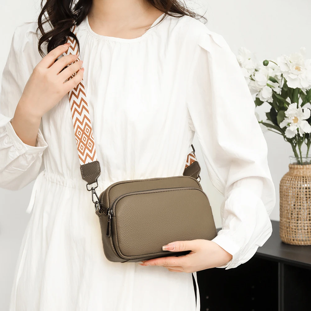 AIZHIYI Fashion Chain Shoulder Bag For Women Luxury Design PU or Genuine Leather Handbags Purses Mobile Phone Bag bolsa feminina