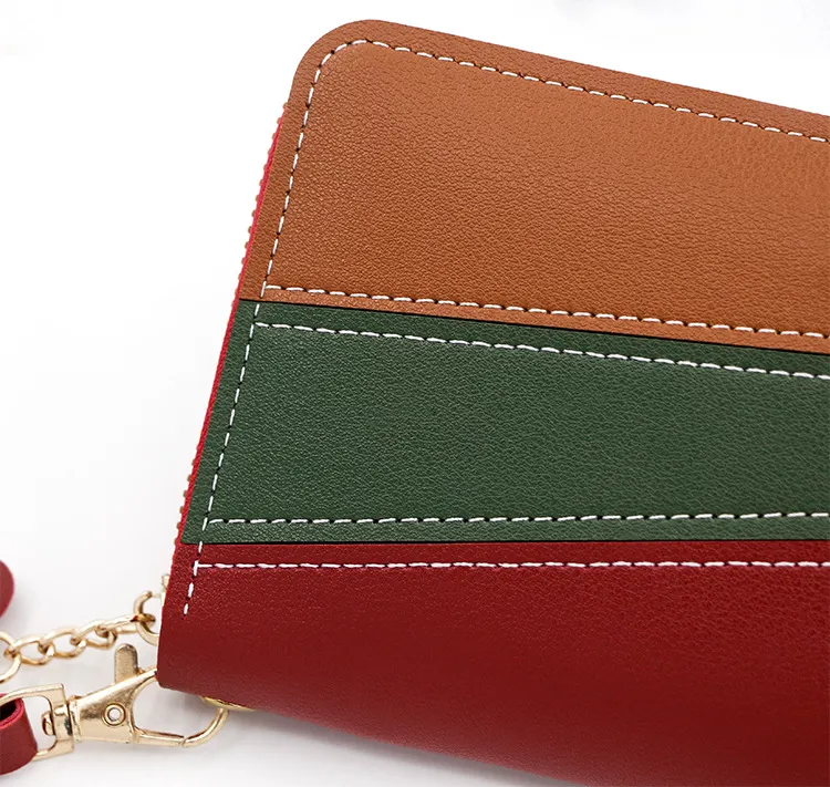 New Long Women Wallets Cute Fashion Multifunctional Clutch Female Wallet Card Holder Luxury PU Leather Women's Purses