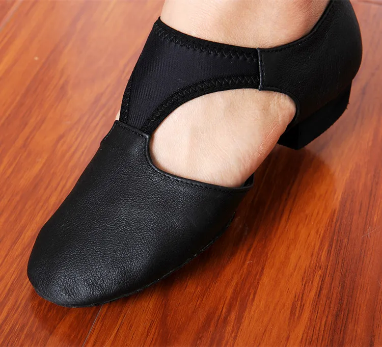 Genuine Leather Stretch Arch Grecian Sandals Jazz Dance Shoes Women Ballet Jazzy Dancing Teacher Sneaker Sandals Excercise Gym