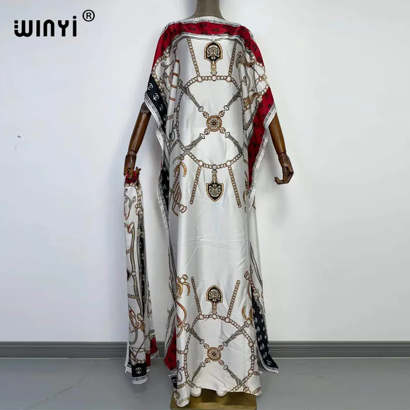 Dress Length:130cm Bust:130cm New Fashion dresses Bazin Print Dashiki Women Long Blouse Yomadou Color Pattern oversize